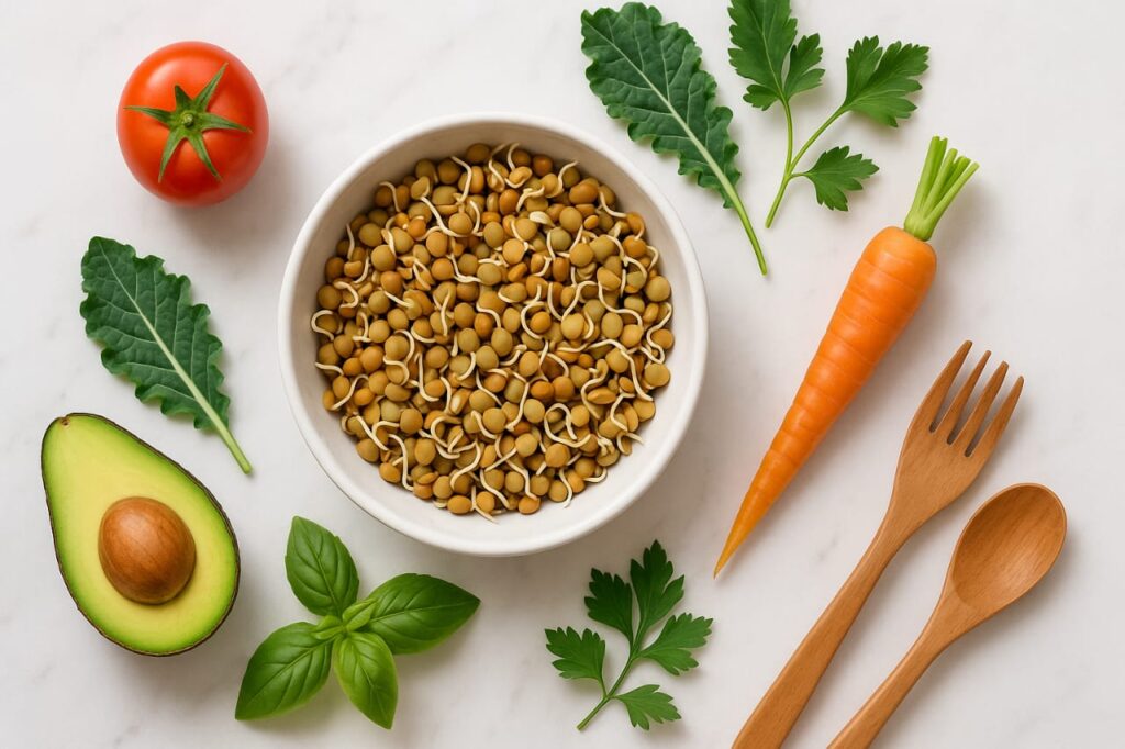 Top 12+ Benefits of Sprouted Lentils for Better Health & Weight Loss 4 Benefits of Sprouted Lentils,
Sprouted Lentils Benefits,
Sprouted Lentils for Weight Loss,
Sprouted Lentils Nutrition,
weight loss,
heart health,
Benefits of Sprout Lentil,
12+ Benefits of Sprouted Lentils,
