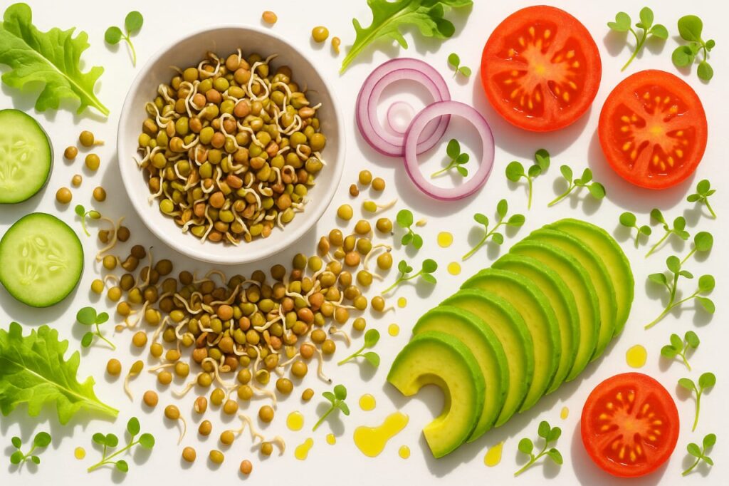 Top 12+ Benefits of Sprouted Lentils for Better Health & Weight Loss 7 Benefits of Sprouted Lentils,
Sprouted Lentils Benefits,
Sprouted Lentils for Weight Loss,
Sprouted Lentils Nutrition,
weight loss,
heart health,
Benefits of Sprout Lentil,
12+ Benefits of Sprouted Lentils,
