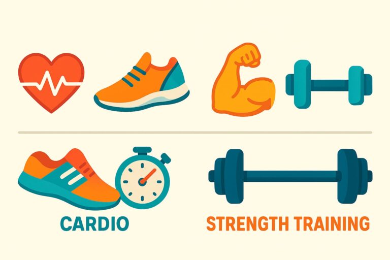 Discover the key differences between cardio vs strength training for weight loss.cardio vs strength training for weight loss, strength training benefits, cardio workouts, best exercise for fat loss, weight loss workouts,