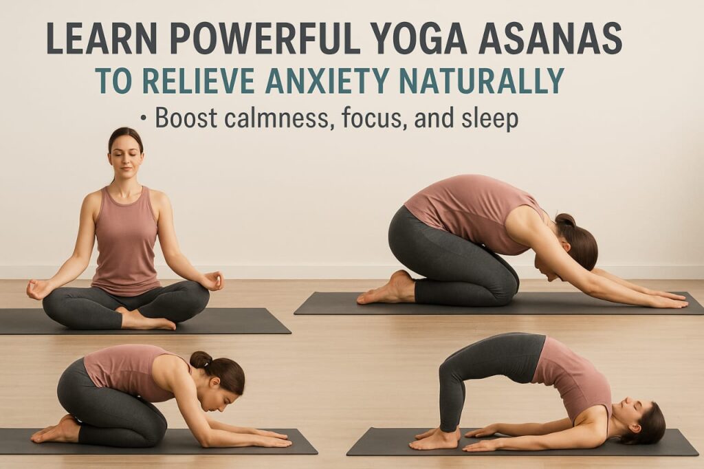 This blog explains the best yoga asanas for stress relief, how to perform them, their benefits, and how yoga helps calm the nervous system.Yoga Asanas for Stress Relief,
Stress Relief Yoga,
Yoga for Relaxation,
Yoga for Anxiety Relief,
Best Yoga Poses for Stress,
Yoga for Better Sleep,
Mental Health Yoga,
Yoga for Beginners,
Pranayama for Stress,
Mindfulness Yoga,
Top 10 Yoga Asanas for Stress Relief,
How Yoga Helps in Stress Relief,
How to Reduce Stress with Yoga in Daily Life,