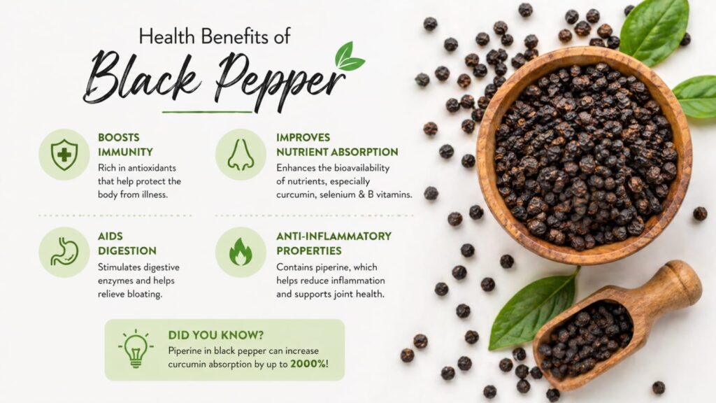 Black Pepper Benefits for Health 4